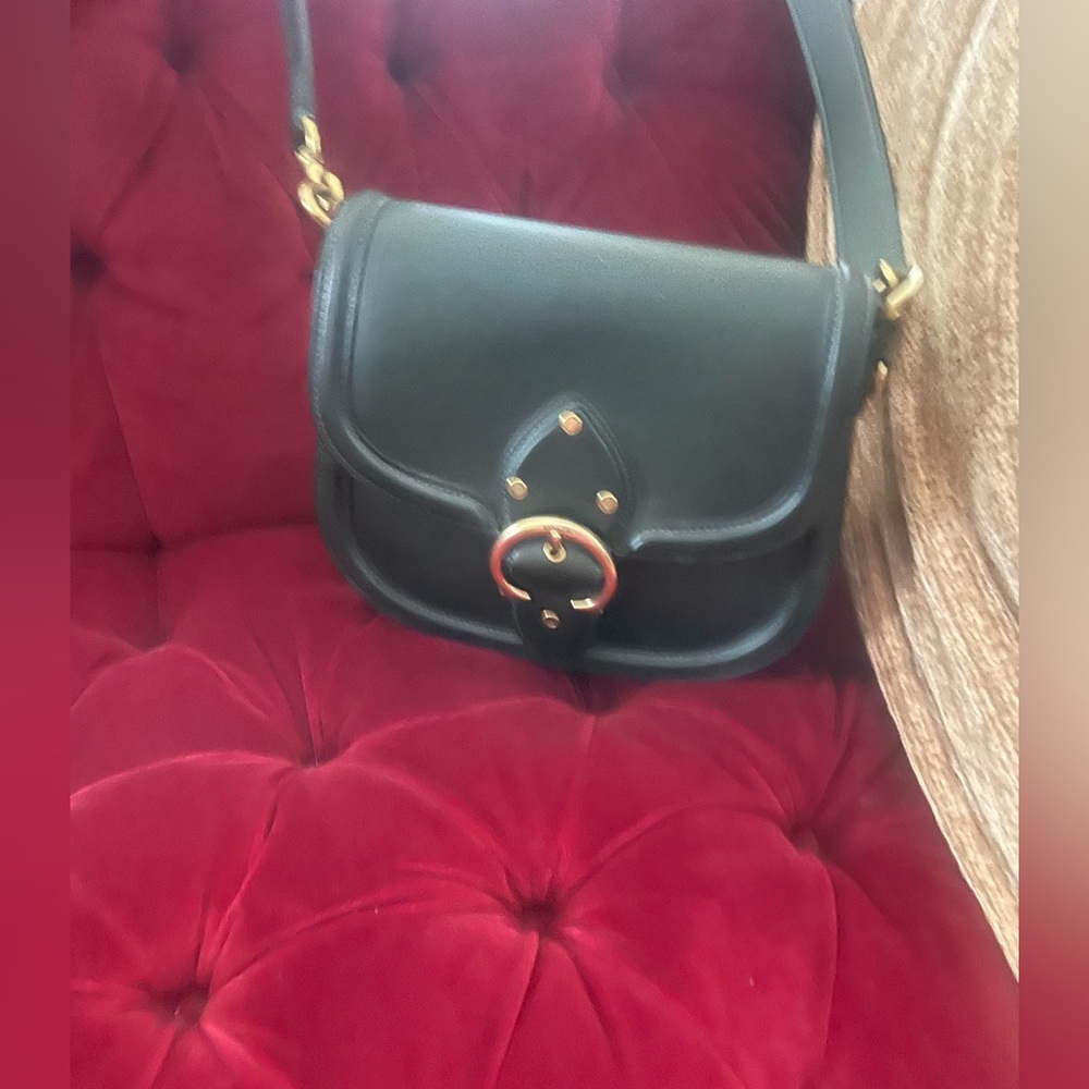 Coach Dark Green Leather Beat Crossbody Bag. Tags. - Picture 8 of 8